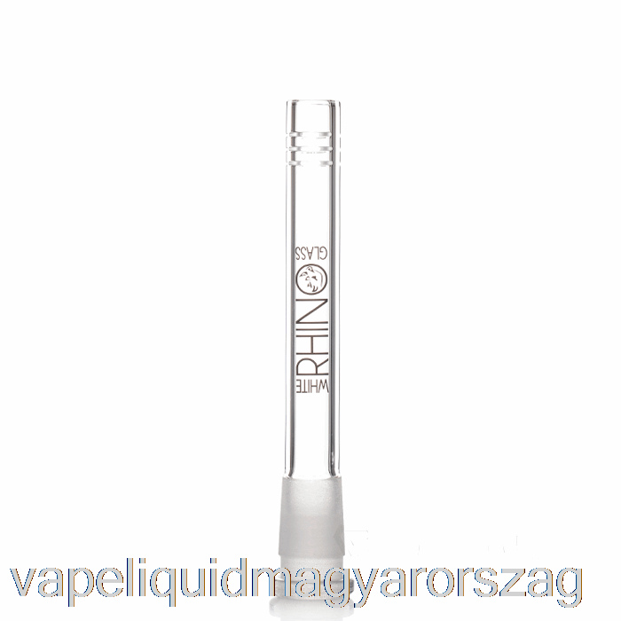 Fehér Orrszarvú 19/14 üveg Alsószárú 5 Hüvelykes Vape Toll
